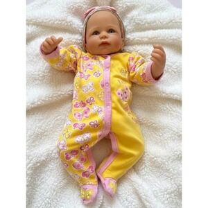 Linda Murray Baby Doll ADG Blue Eyes Cloth Body Vinyl Limbs Blonde Hair